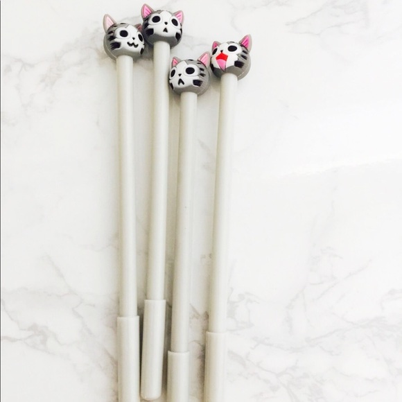 Kitty Faces Collectors Pen Set - 4 pcs - Picture 4 of 4